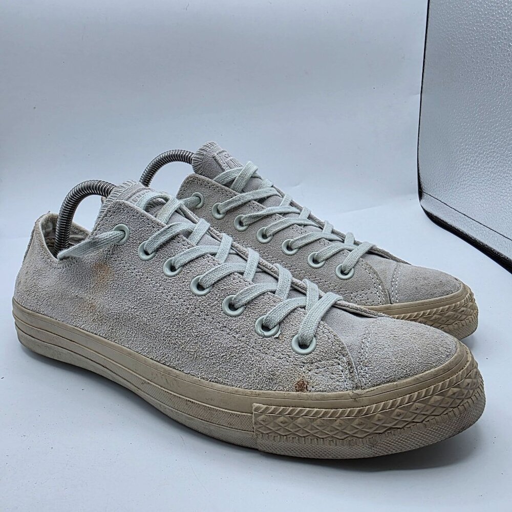 Converse Chuck Taylor All Star Mens Size 8.5 White Low Top Sneakers Casual Shoes